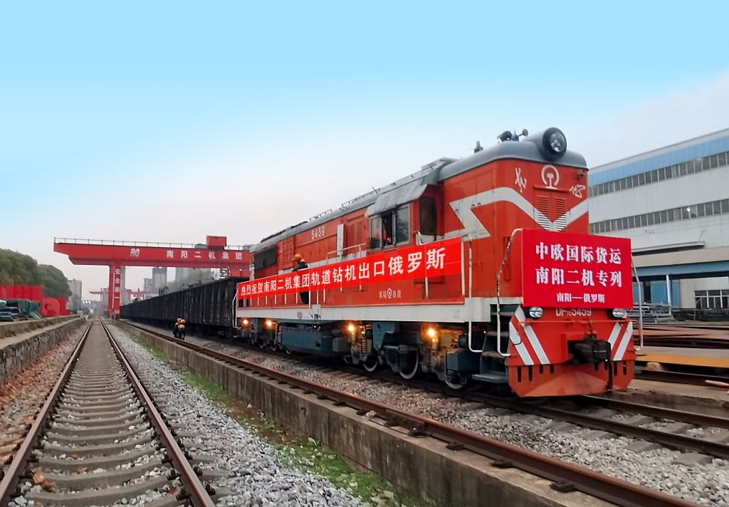 东升国际官网集团产品搭乘中欧班列出口，，，，，积极添彩一带一路